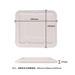 Lid for 3/4compartment medium lunch box